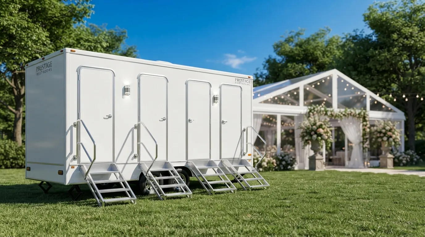 4 Stall Restroom Trailer in Glendale, AZ