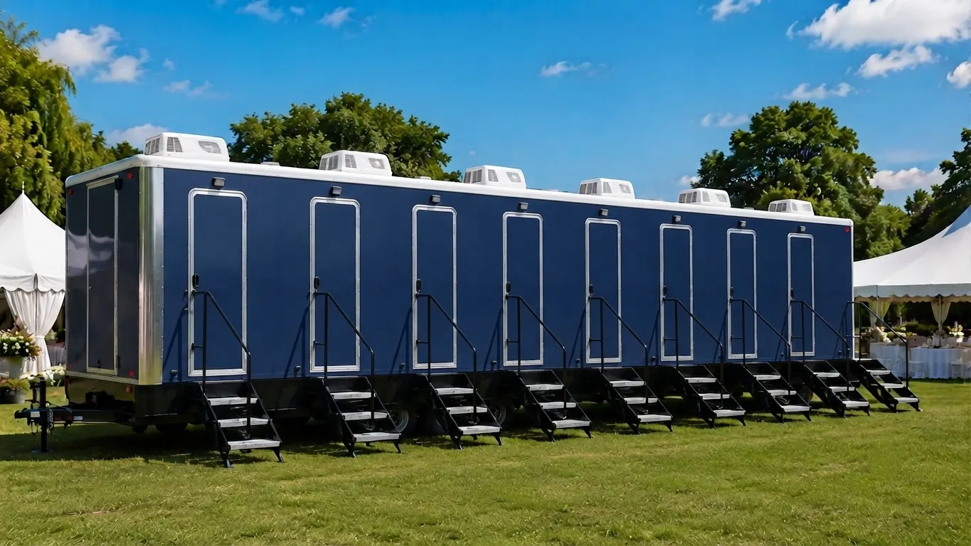 8 Stall Restroom Trailer in Glendale, AZ