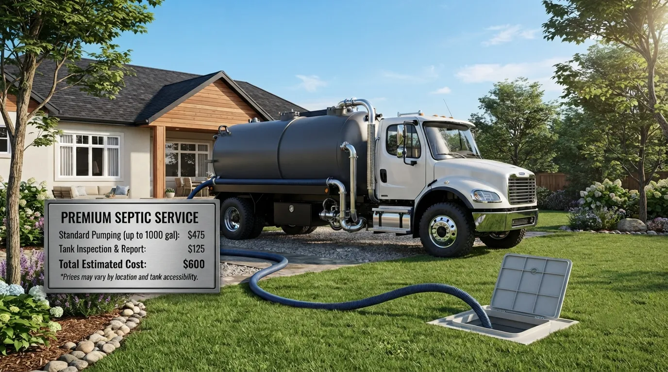 Septic Tank Pumping Cost in Glendale, AZ